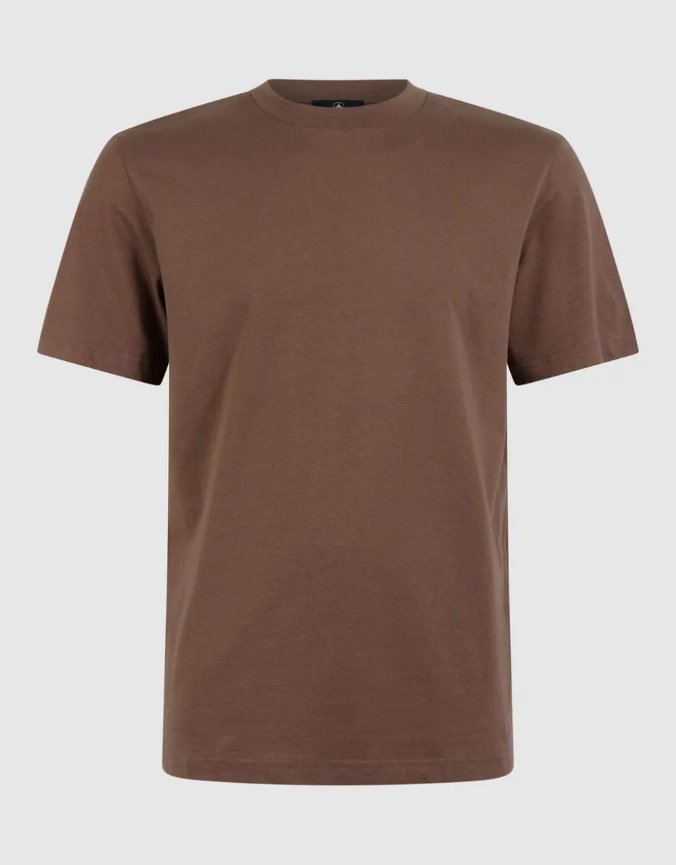 Dotted Artwork T-shirt Donkerbruin
