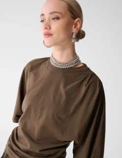 Drape Top Bruin