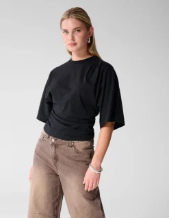 Drape Top Zwart