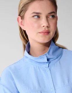Drawstring Blouse Blauw