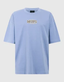 Drops Artwork T-shirt Blauw