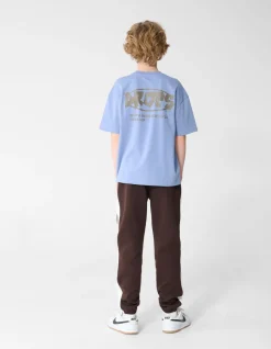 Drops Artwork T-shirt Blauw