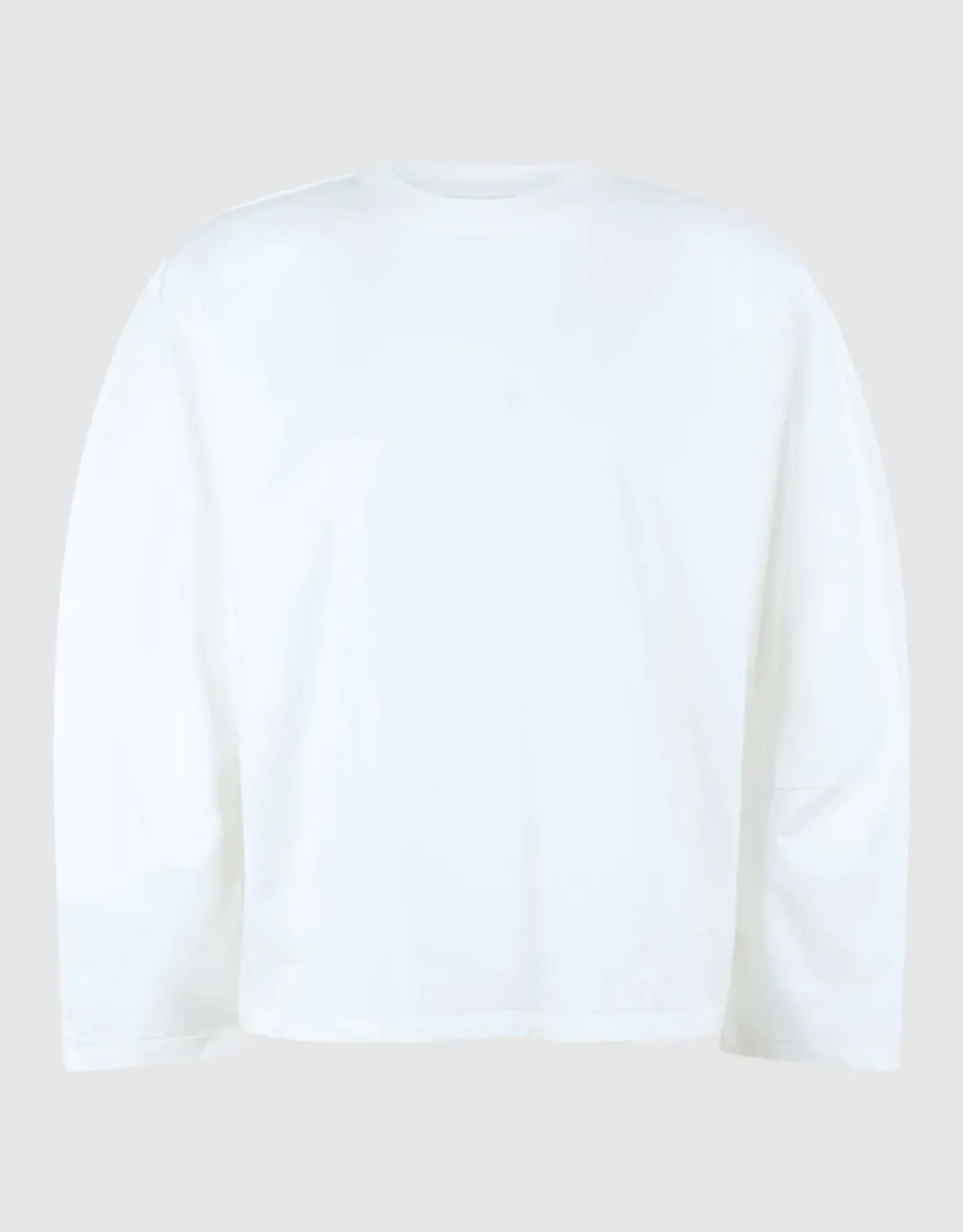 Egg Shape Longsleeve T-shirt Wit