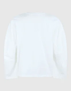 Egg Shape Longsleeve T-shirt Wit