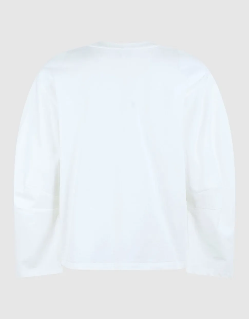 Egg Shape Longsleeve T-shirt Wit
