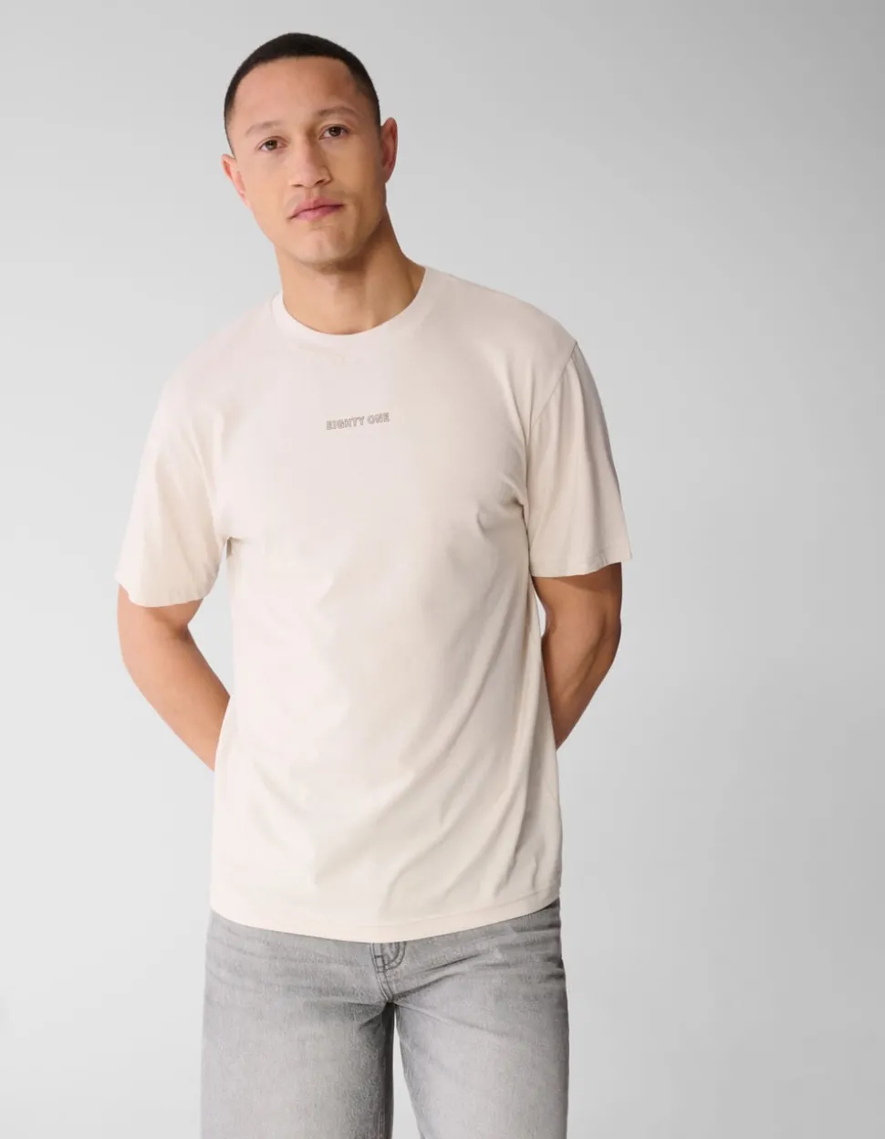 Eighty One T-shirt Zand