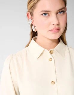 Embroidery Blouse Gebroken Wit