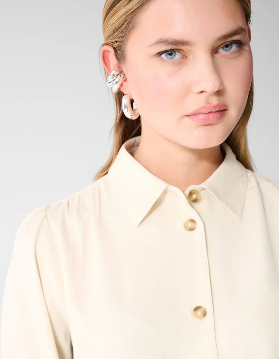 Embroidery Blouse Gebroken Wit