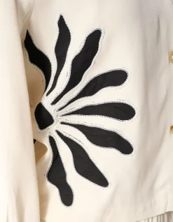Embroidery Blouse Gebroken Wit