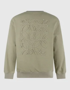 Embroidery Sweater Lichtgroen