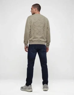 Embroidery Sweater Lichtgroen