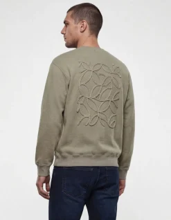 Embroidery Sweater Lichtgroen