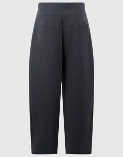 Extreme Pleat Barrel Fit Pantalon Zwart