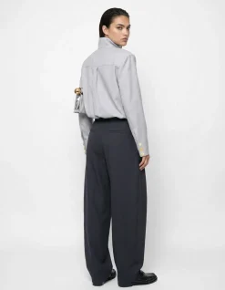 Extreme Pleat Barrel Fit Pantalon Zwart
