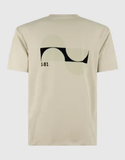 Fancy Artwork T-shirt Lichtgroen