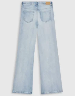 Flared Fit Jeans Bleached