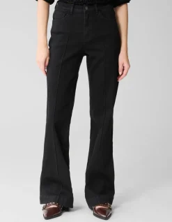 Flared Fit Jeans Zwart