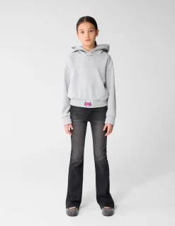 Flared Fit Jeans Zwart