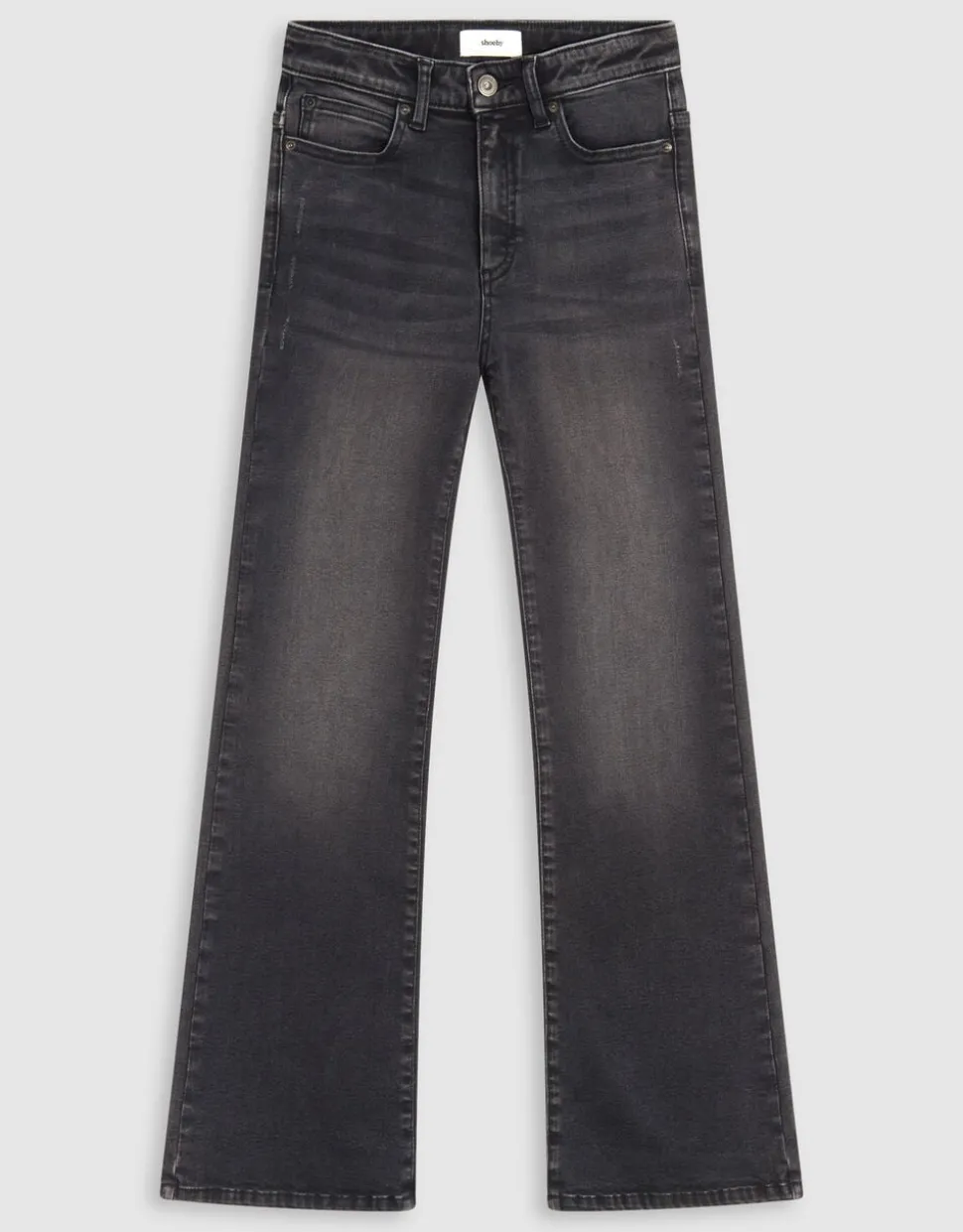 Flared Fit Jeans Zwart