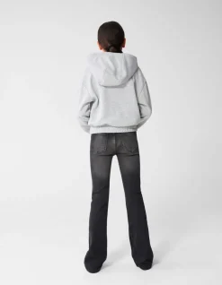 Flared Fit Jeans Zwart