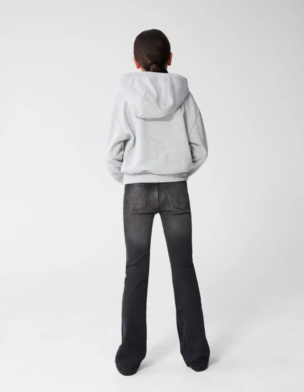 Flared Fit Jeans Zwart