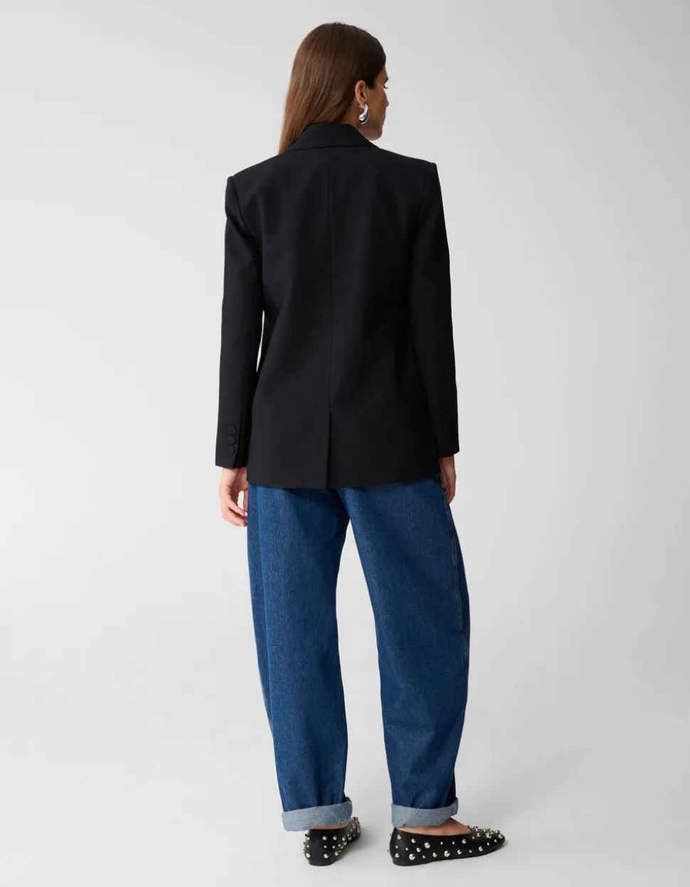 Flower Blazer Zwart By Mieke