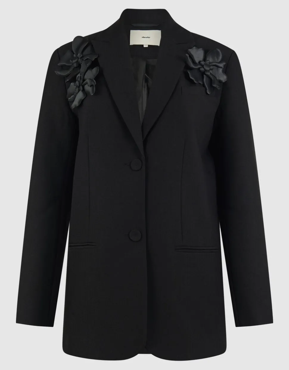 Flower Blazer Zwart By Mieke