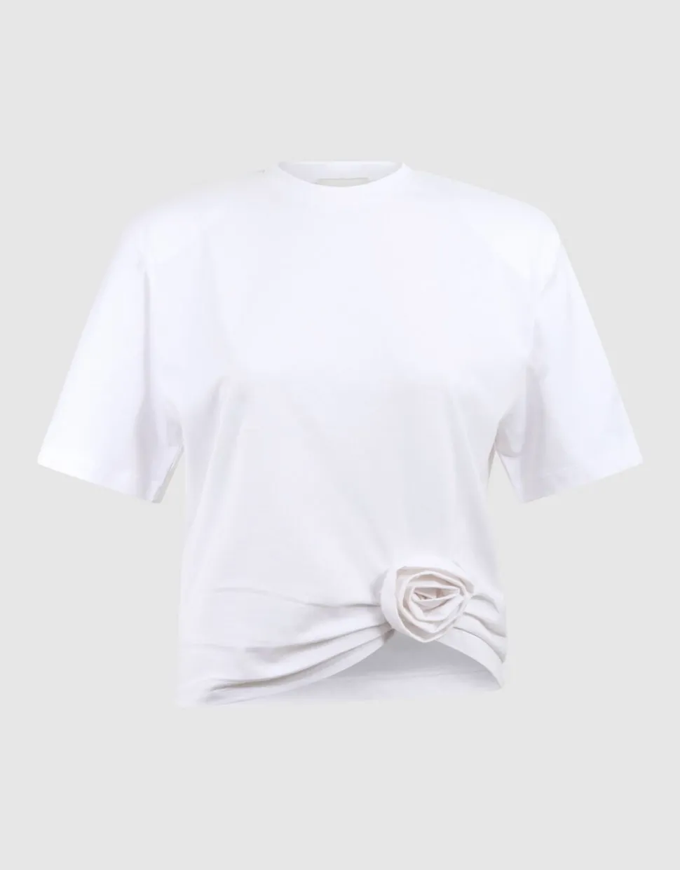 Flower T-shirt Wit