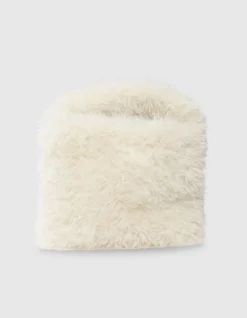 Fluffy Fur Tas Gebroken Wit