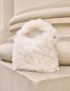Fluffy Fur Tas Gebroken Wit