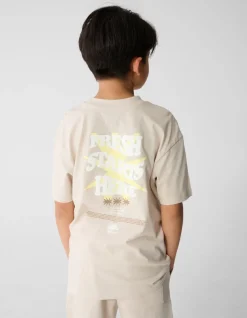 Fresh Artwork T-shirt Beige