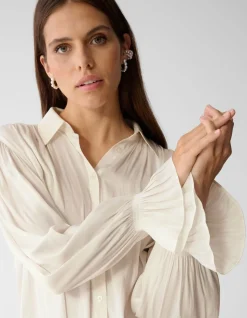 Gathering Blouse Gebroken Wit By Mieke