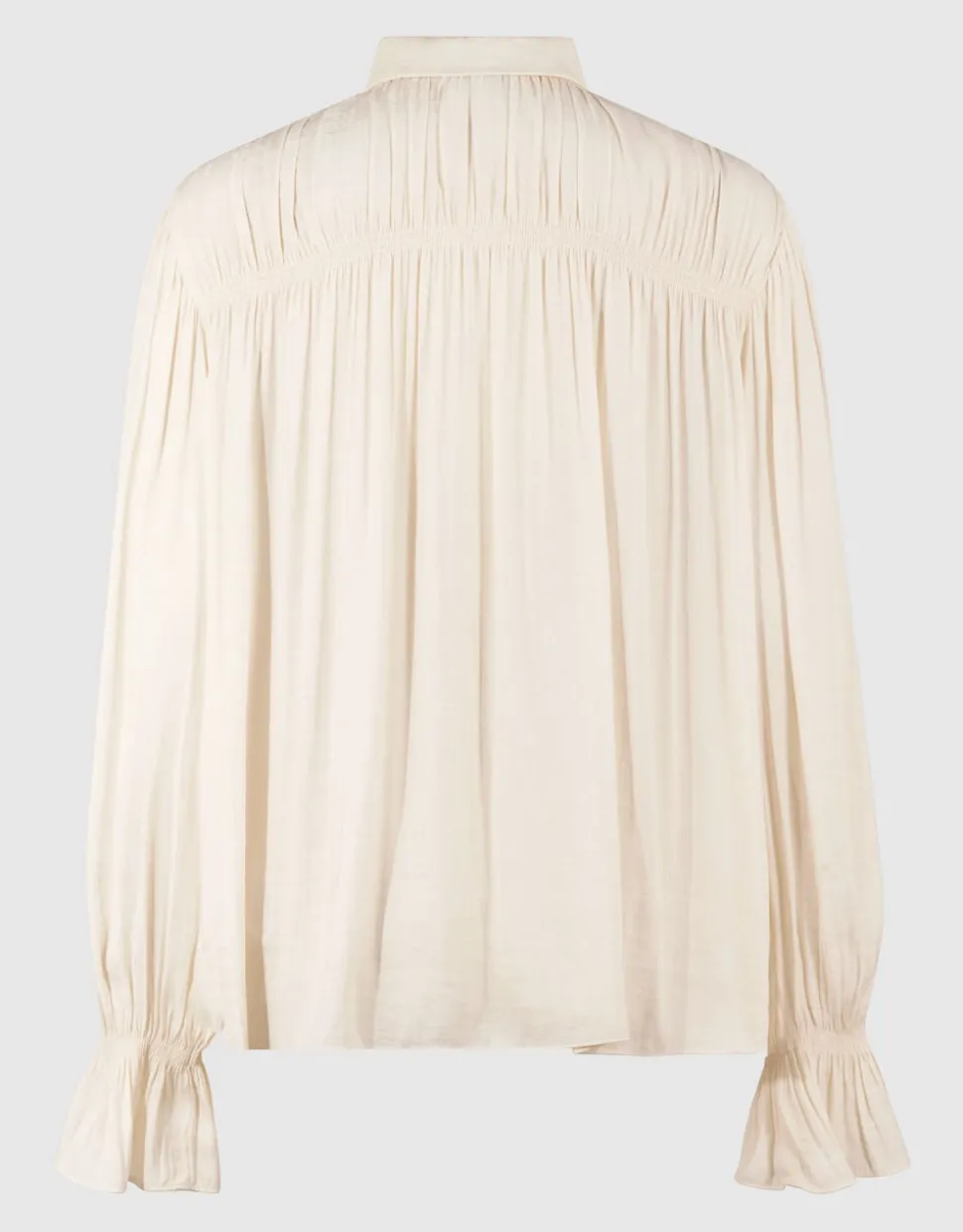 Gathering Blouse Gebroken Wit By Mieke