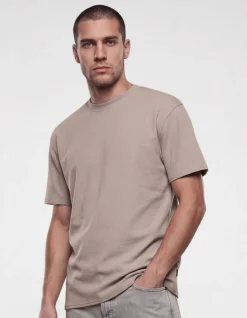 Gestreept Rib T-shirt Lichtgroen