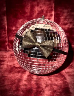 Glitter Vlinderstrik Goud
