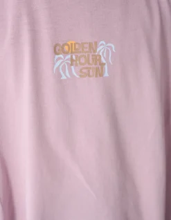 Golden Hour Artwork T-shirt Lichtpaars