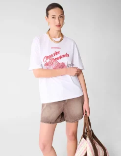 Granada Artwork T-shirt Wit