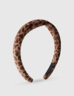 Hairy Leopard Haarband Bruin