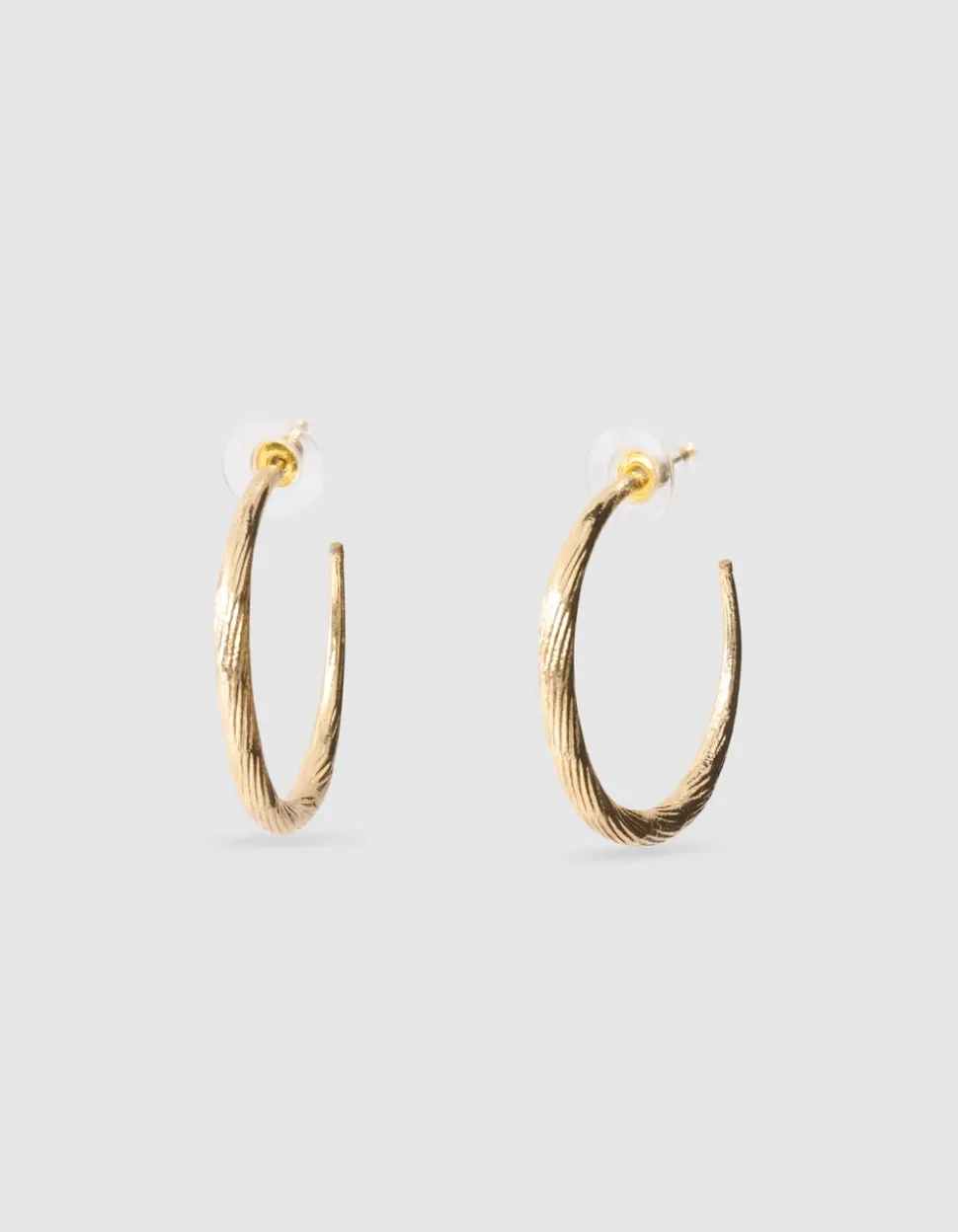 Hammerd Hoop Oorbellen Goud