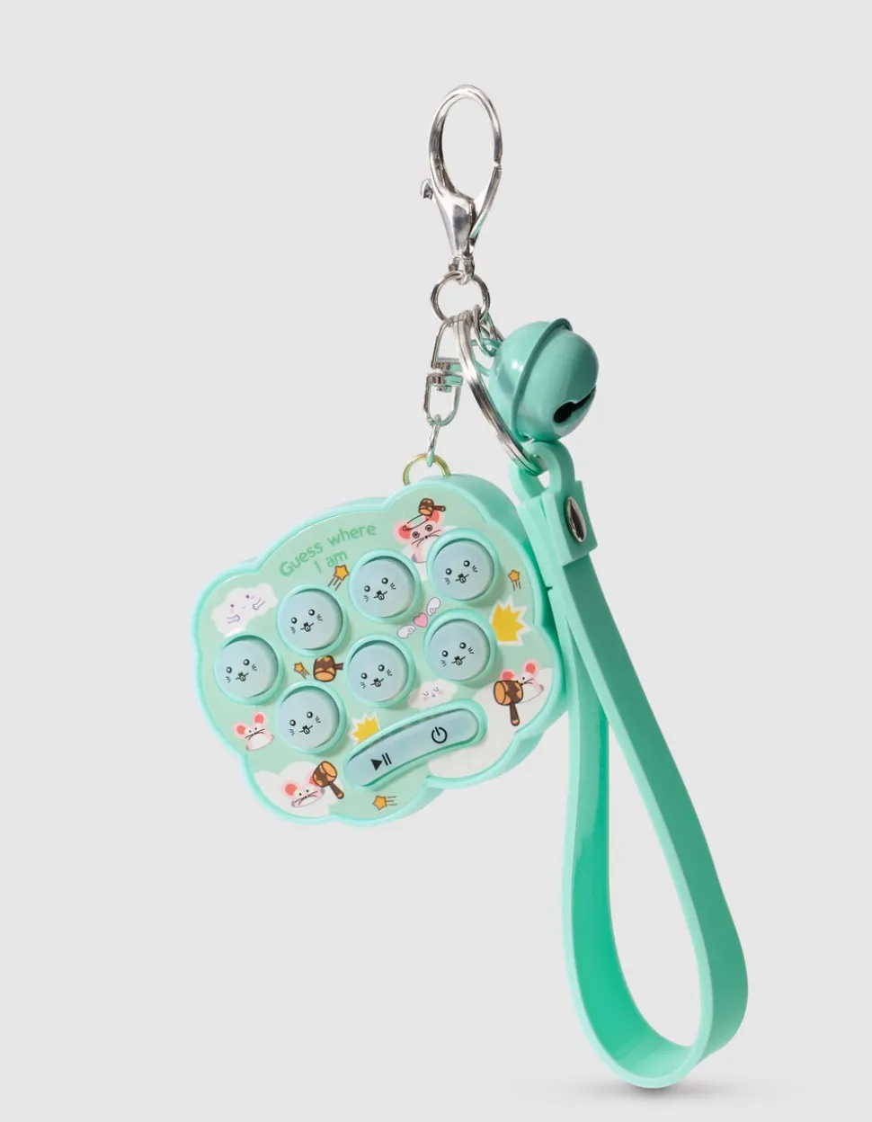 Happy Pop-it Sleutelhanger Groen