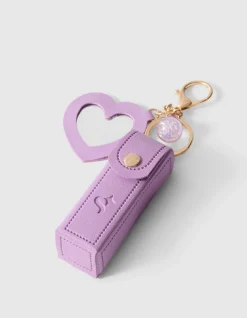 Heart Case Sleutelhanger Paars