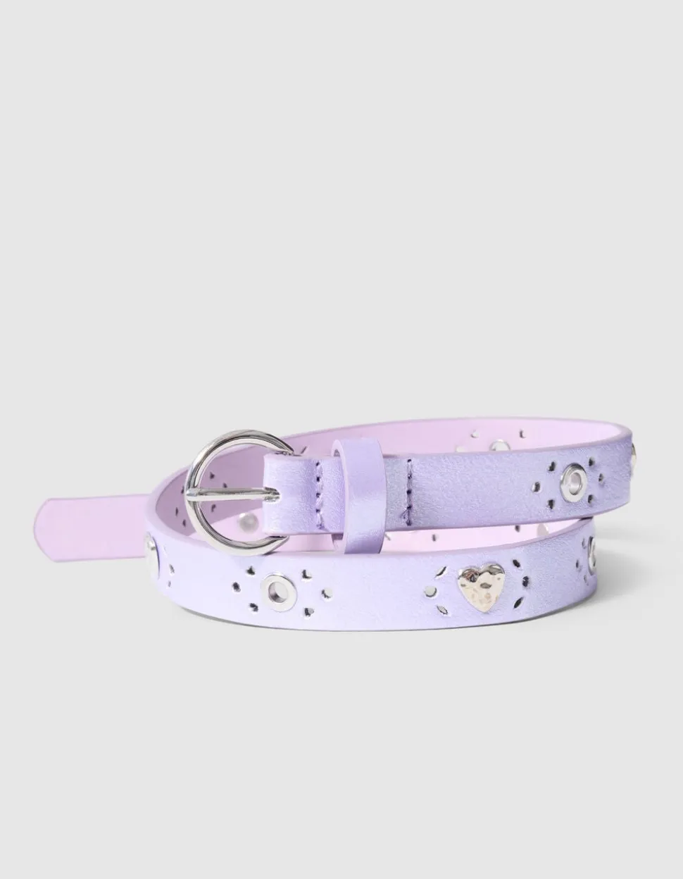 Heart Eyelet Riem Lichtpaars