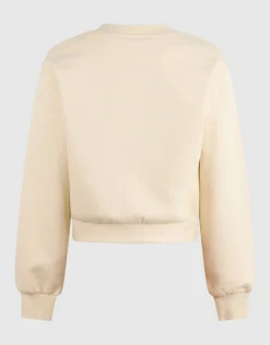 Heart Wrap Sweater Gebroken Wit