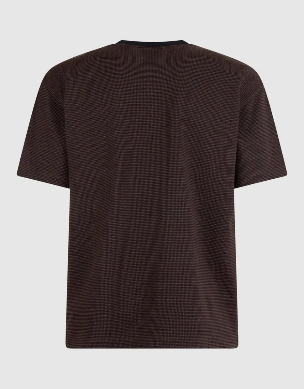 Honeycomb T-shirt Donkerbruin