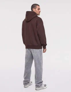 Interlock Hoodie Donkerbruin