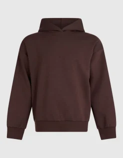 Interlock Hoodie Donkerbruin