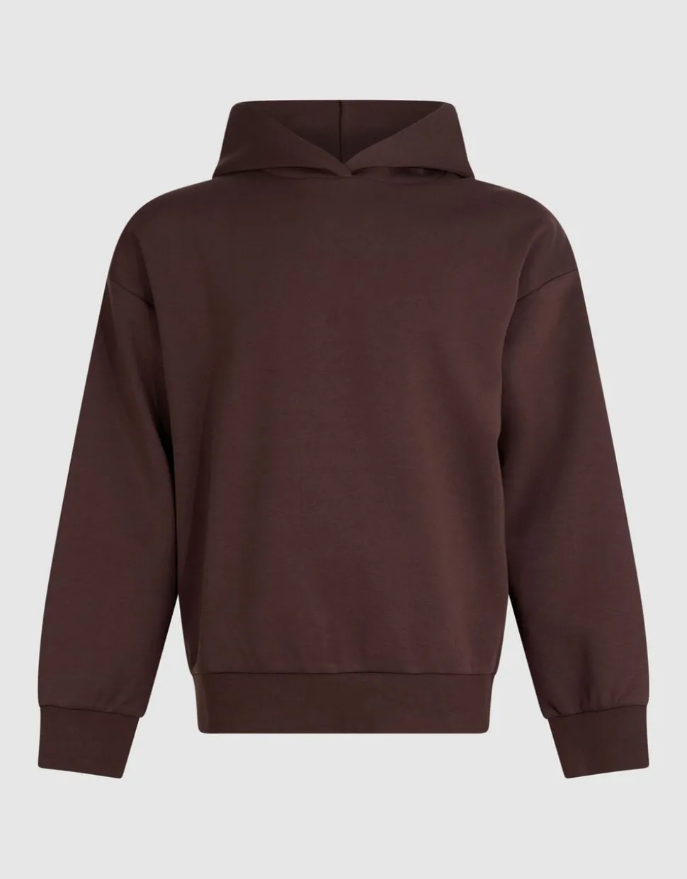 Interlock Hoodie Donkerbruin