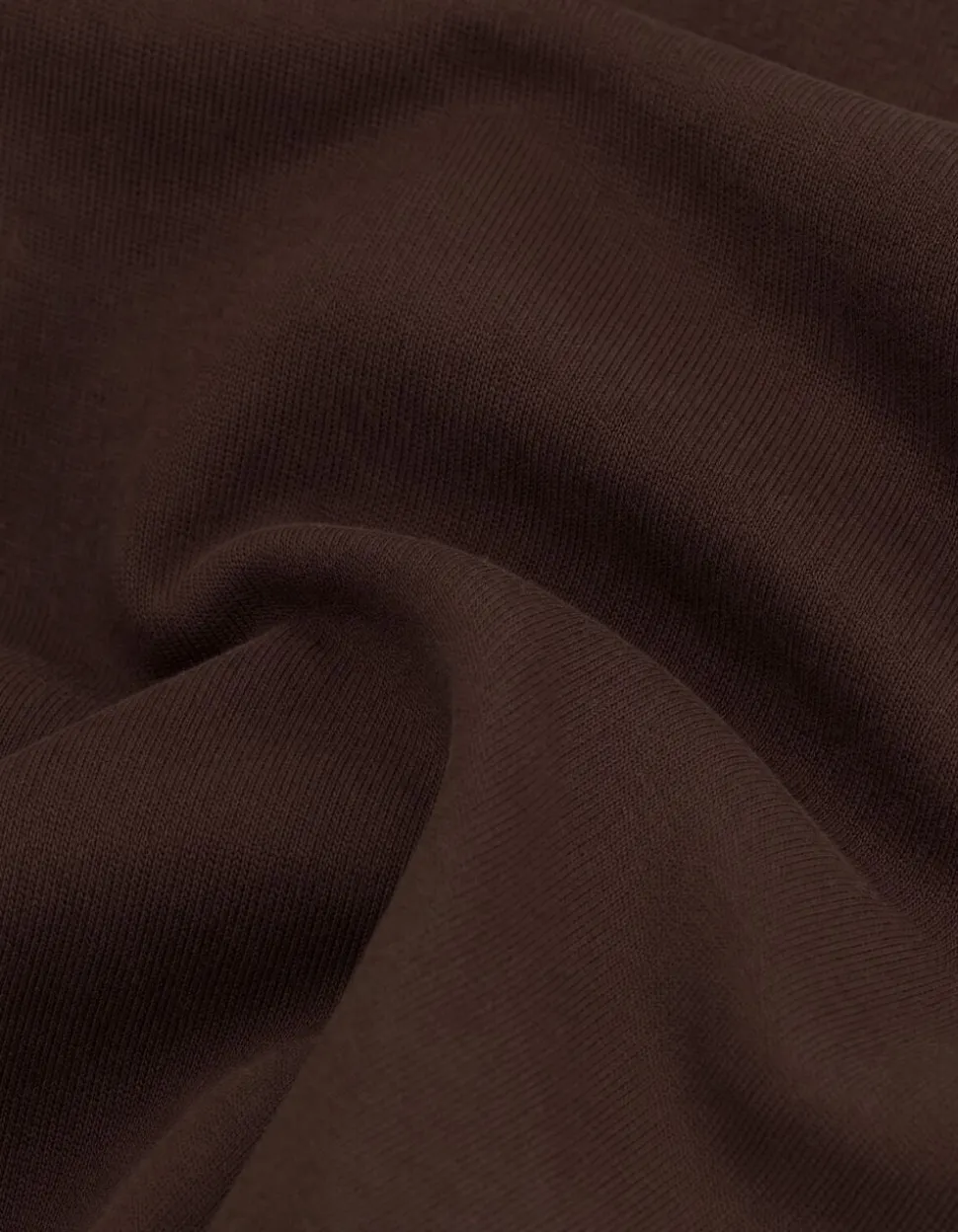 Interlock Hoodie Donkerbruin