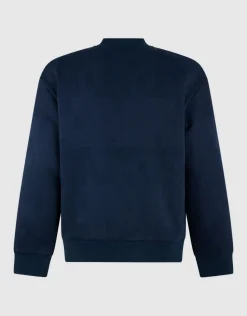Jacquard Bomber Jack Donkerblauw