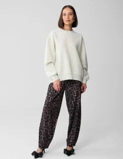 Jaguar Print Barrel Fit Broek Bruin